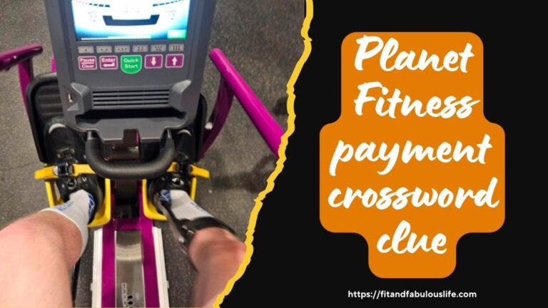 planet fitness payment crossword clue