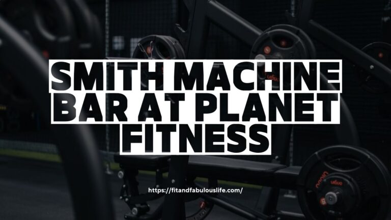 How Much Is a Smith Machine Bar at Planet Fitness?